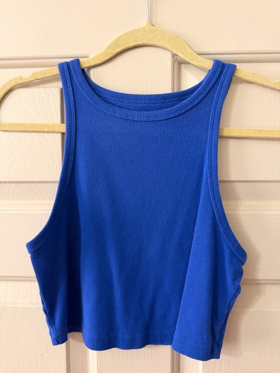 wild fable Tops - wild fable Ribbed Cropped Tank Top in Royal Blue